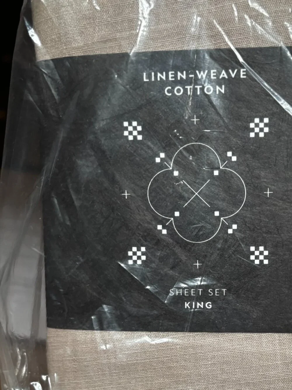 Malouf Linen-Weave Cotton King sheets